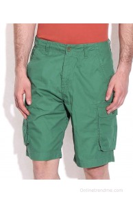 Bossini Green Solid Shorts